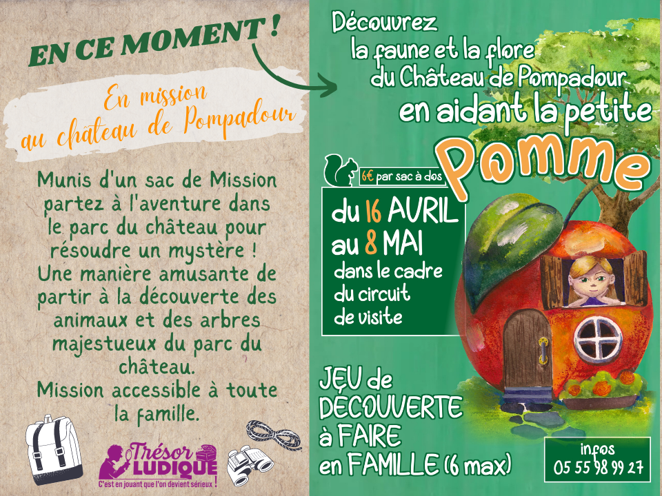 en mission au château de Pompadour