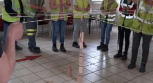 jeu de cohésion en entreprise animé par Trésor Ludique